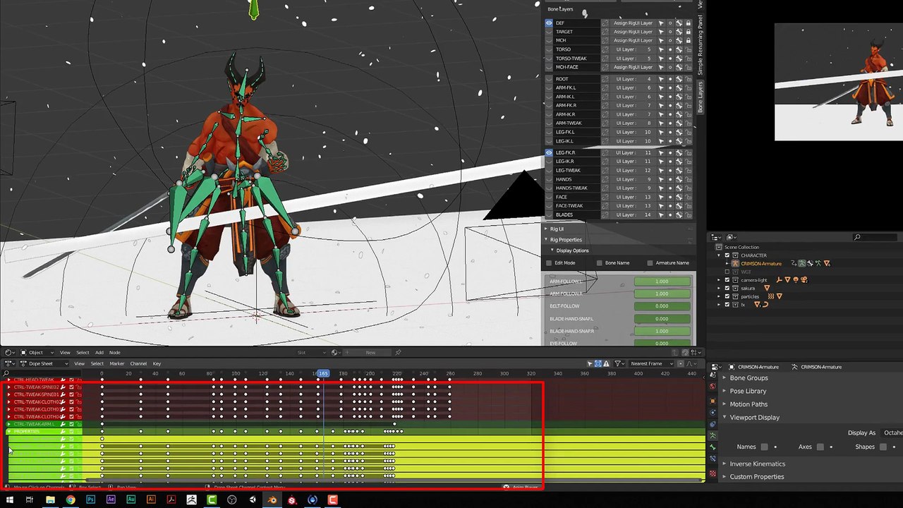 13- Finishing Head And Neck (The Art Of Effective Rigging In Blender ...