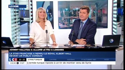 Johnny Hallyday à Londres – Reportage LCI Soir (17 octobre 2012)