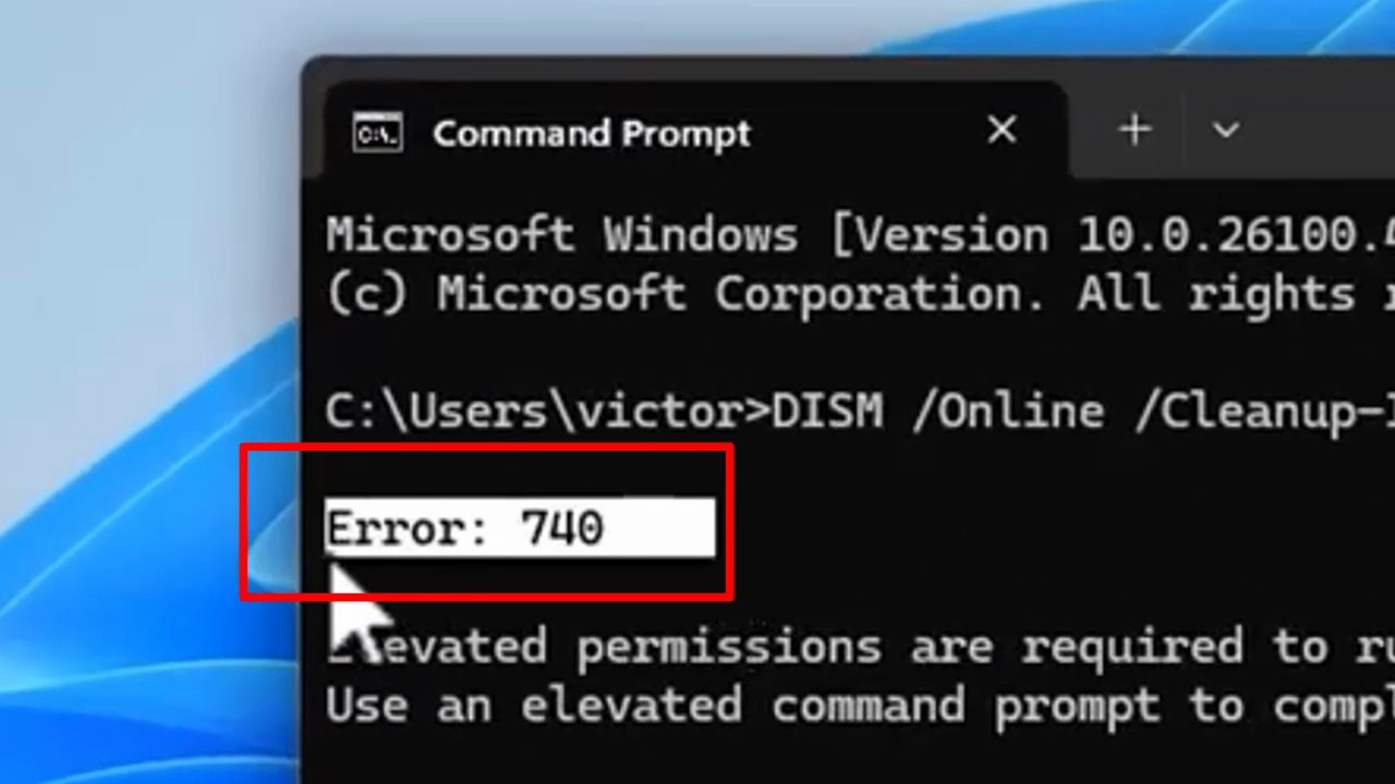 Solve CMD Error 740 – Elevated Permissions Required (Step-by-Step Guide)