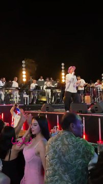 أجواء حماسية في حفل سعد لمجرد في سكاي بار الساحل الشمالي