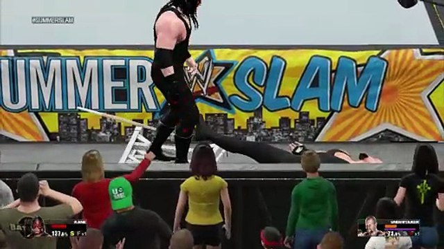 WWE 2K25 Kane Destroys Undertaker!