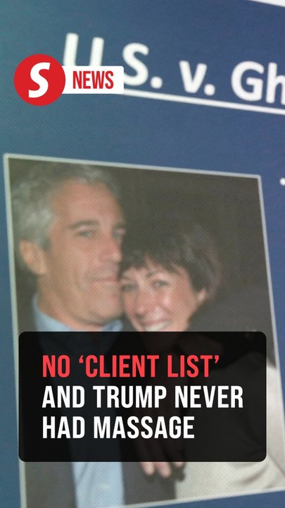 Epstein associate Maxwell: Trump never had mass...