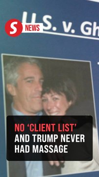 Epstein associate Maxwell: Trump never had massage and there's no 'client list'