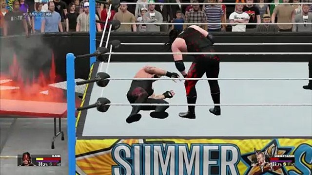 WWE 2K25 Kane Attacks Undertaker with Paul Bearer