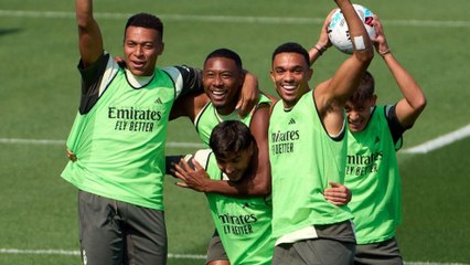 El Real Madrid disfruta en Valdebebas: la locura de Rüdiger, la fuerza de Carvajal...