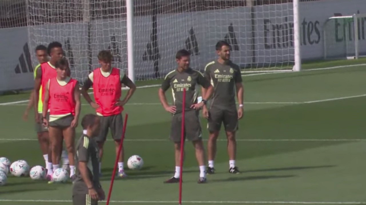 Real Madrid's today training session
