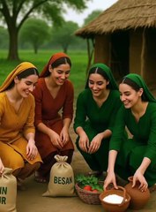 Let's make missi roti😋with tiny womens ✨