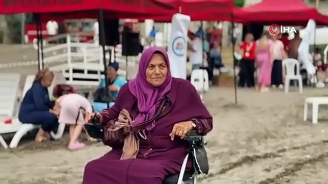 76 yaşındaki bedensel engelli Huriye ninenin ömürlük hayali gerçek oldu