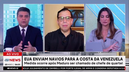 Frota militar dos EUA em direção à Venezuela aumenta tensão com Maduro; especialista analisa