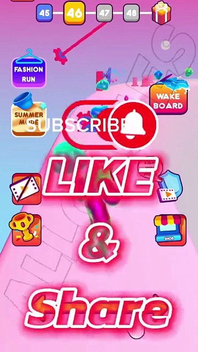 blob runner lvl 46 gameplay all games #shorts #blobrunner #allgames #viralvideo