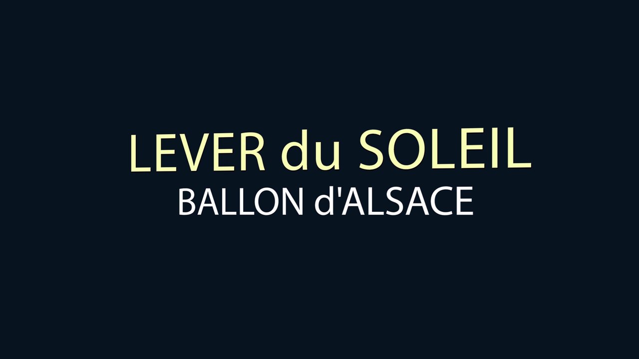 Ballon Alsace Lever Soleil