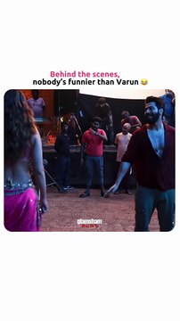 Behind every serious shot there’s Varun cracking everyone up! 🎬😂 #GlamSham #Bollywood #BollywoodComedy #BehindTheScenes #VarunDhawan [ GlamSham, Bollywood, Bollywood Comedy, Behind The Scenes, Varun Dhawan ]