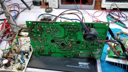 Haier DC inverter AC F4 error code  Outdoor PCB LED 8 time Billing #343