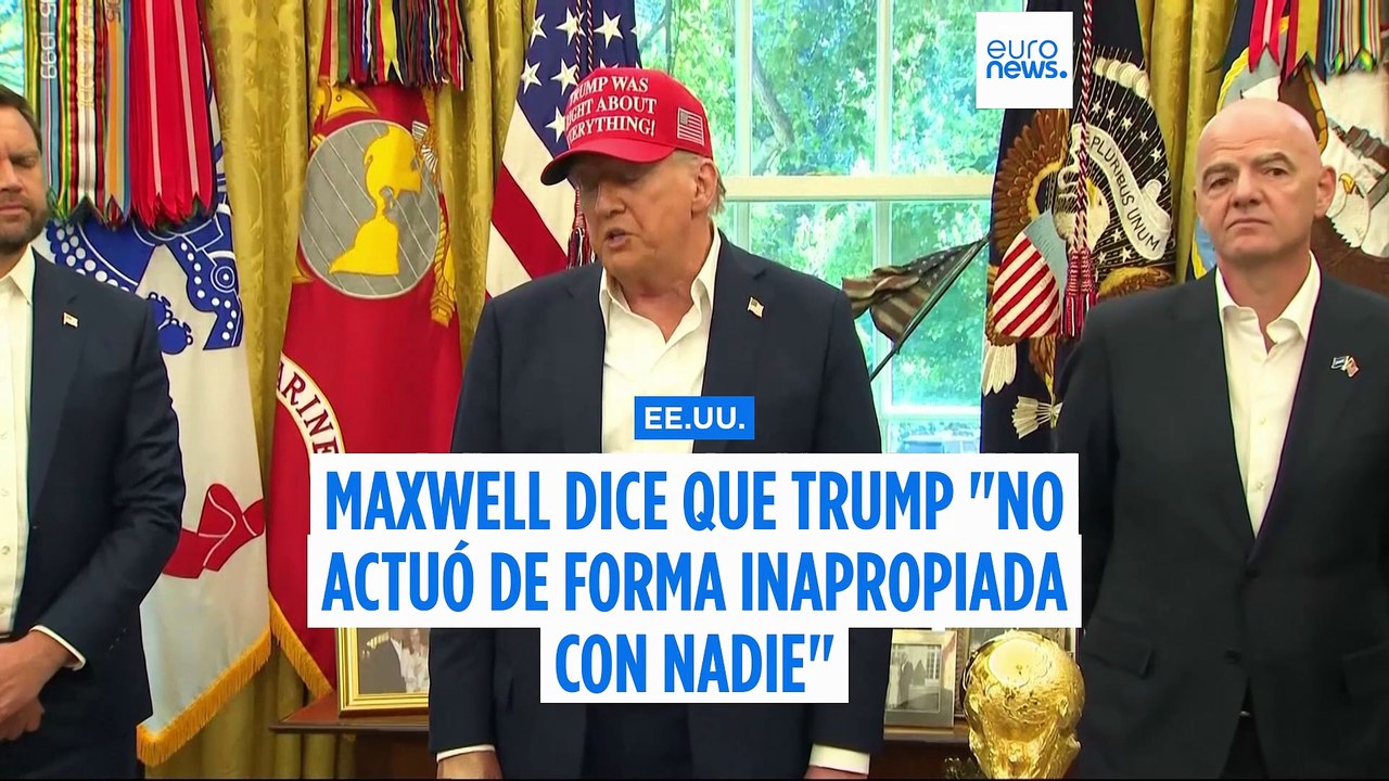 Ghislaine Maxwell dice que Trump "nunca fue inapropiado con nadie"
