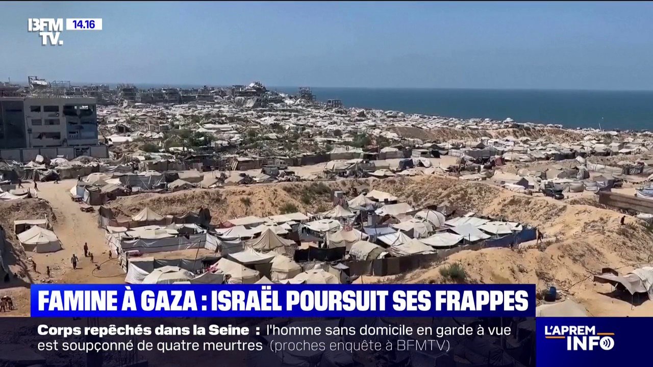 Gaza: les bombardements israéliens se poursuivent en parallèle d'une "famine" généralisée sur le territoire, selon l'ONU