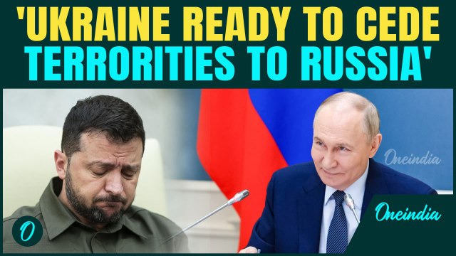 BREAKING: Zelensky Surrenders To Putin? Ukraine Ready To Cede Terrorities To Russia | Russia-Ukraine