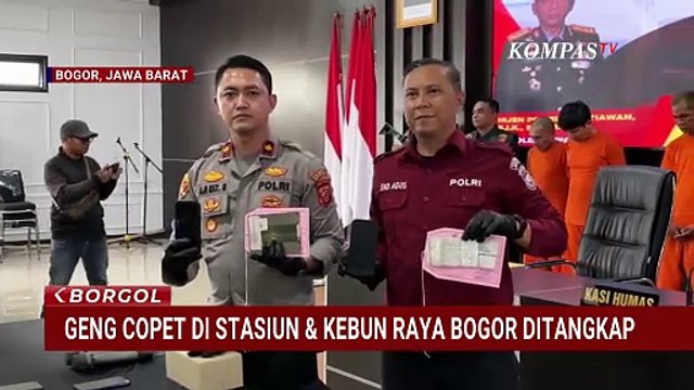Detik-Detik Polisi Tangkap Geng Copet di Istana & Kebun Raya Bogor | BORGOL