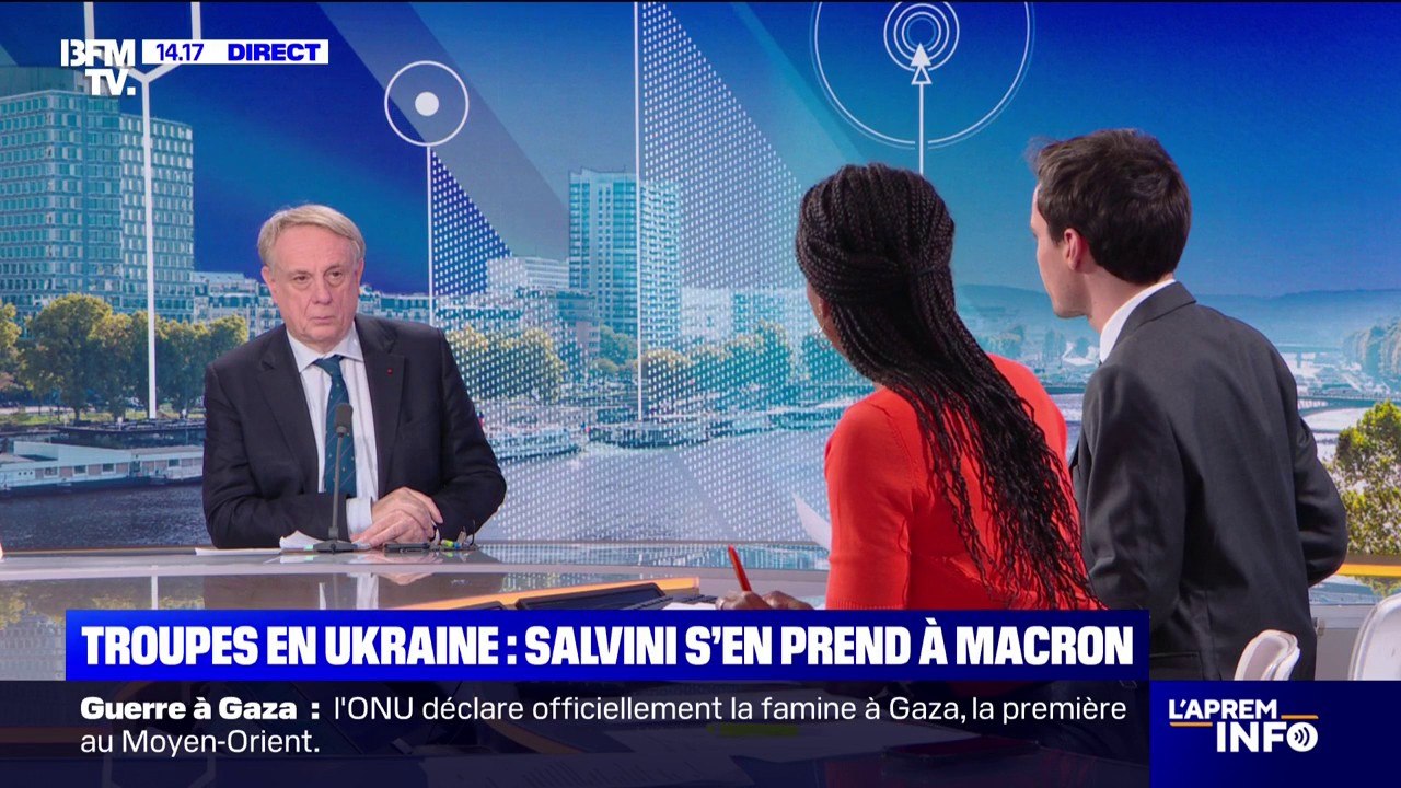 "Qu'il y aille lui-même": Paris déplore les propos "inacceptables" de Matteo Salvini, vice-Premier ministre italien, à l'encontre d'Emmanuel Macron