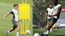 Un entrenamiento del Madrid diferente antes de medirse al Oviedo