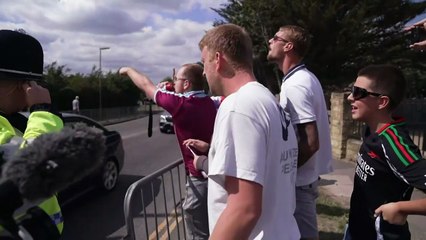 Clashes outside Horley hotel housing asylum seekers