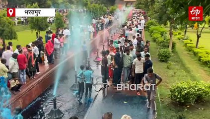 डीग मेले में जल महल के रंगीन फव्वारे बने आकर्षण का केंद्र, देखिए वीडियो