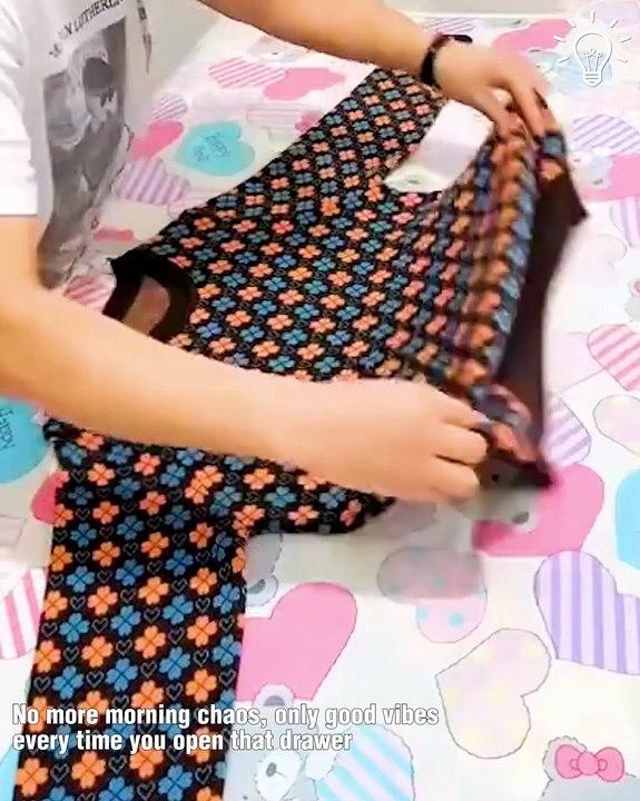 Clothes folding at its finest!👔
