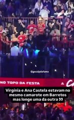 Climão! Virginia Fonseca e Ana Castela evitam encontro durante festa; veja vídeo