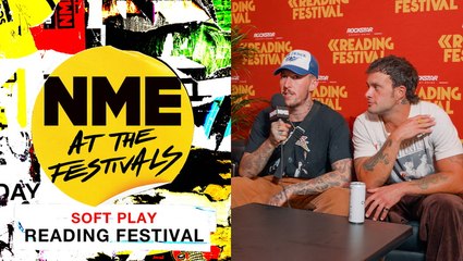 Soft Play at Reading 2025: punk duo on Palestine, speaking out, new music and Robbie Williams