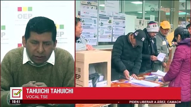 Vocal del TSE reporta un 84% de participación en las elecciones generales del 17 de agosto