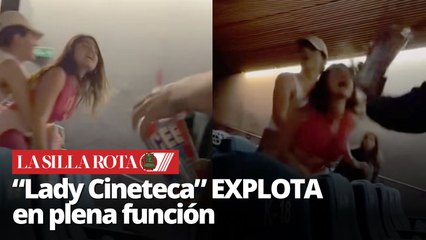 “Lady Cineteca” se vuelve viral tras altercado en plena función en CDMX