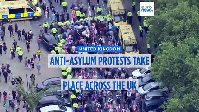 Protests in UK against asylum seeker housing continue, counter-protests arise