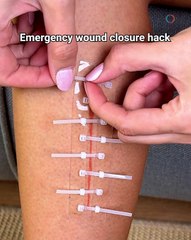 Close wounds fast without medical tools