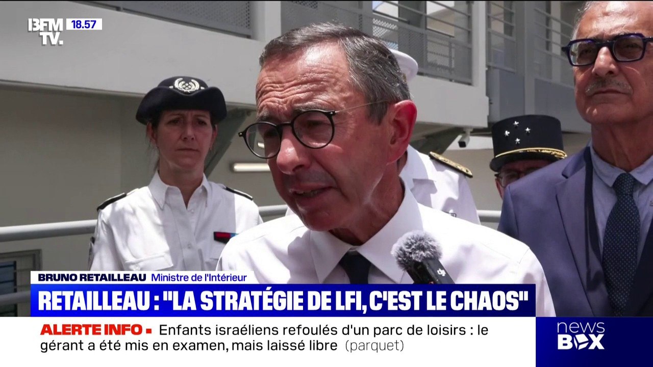 "La stratégie de LFI, c'est le chaos", déclare Bruno Retailleau en réponse aux propos de Jean-Luc Mélenchon