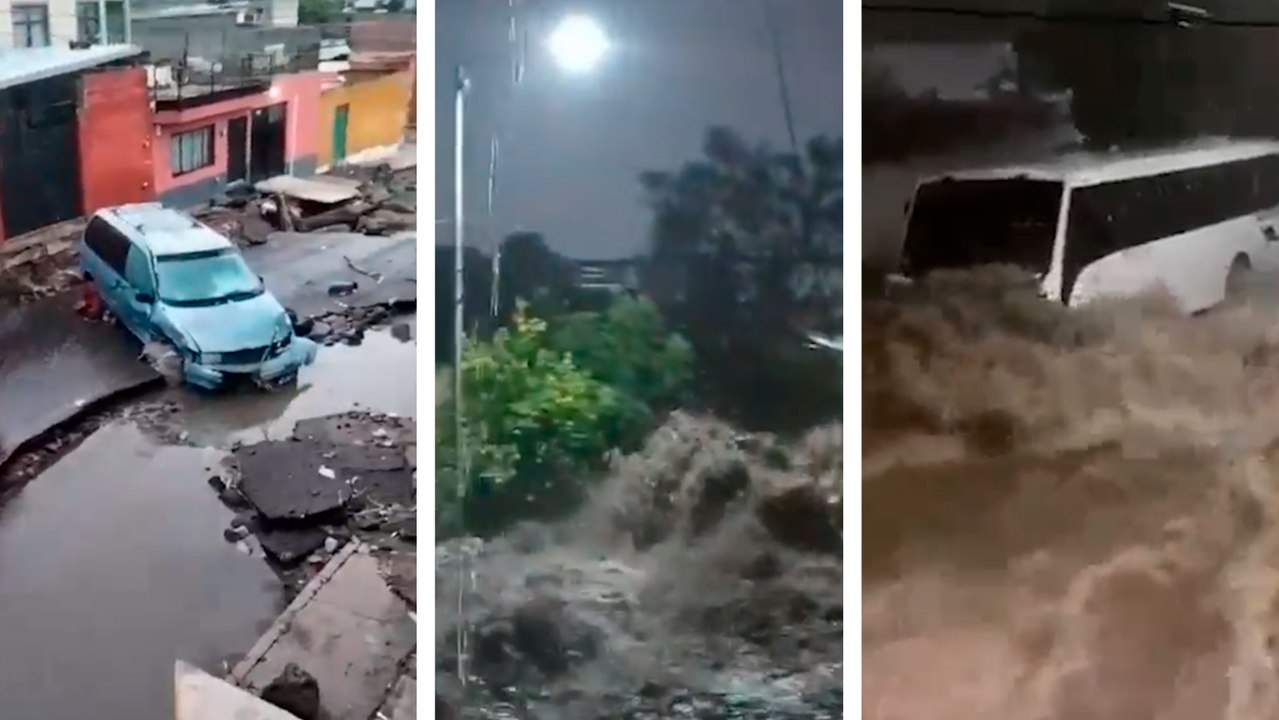 Querétaro: Intensas lluvias dejan como saldo dos personas fallecidas tras ser arrastradas por la corriente