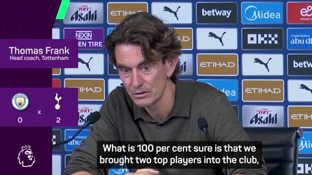 'Wow!' - Frank lauds Palhinha's performance as Spurs win at City