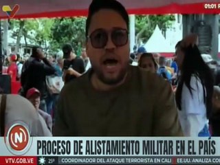 Pueblo venezolano acude masivamente al llamado de alistamiento del presidente