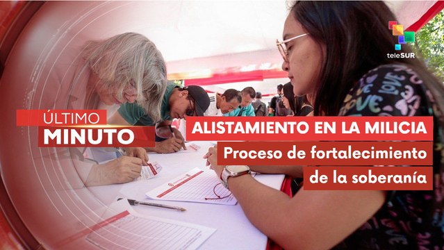 Jornada de Alistamiento de la Milicia Bolivariana de Venezuela