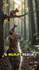 The Bobcat Dad: A Wild Bond Beyond Nature #cat #wildliferescue #animalbond"