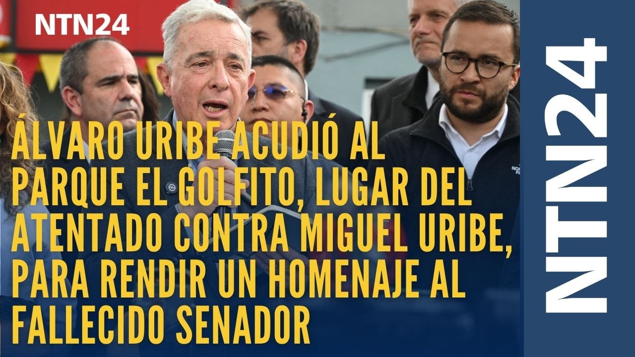 Álvaro Uribe acudió al parque El Golfito, lugar...