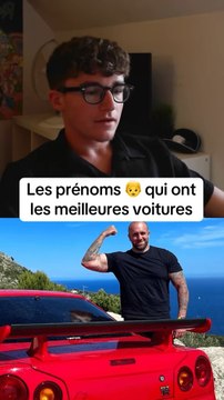 Les prénoms de garçons qui ont les meilleures voitures