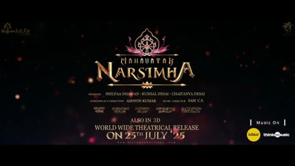 Mahavatar Narsimha Official Hindi Trailer ｜ July 25th Grand Release ｜ Hombale Films