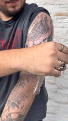 4eme séance du tatouage terminée !!