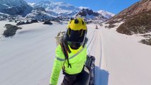 Snow bike Adventure to El Morado Hanging Glacier, Chile