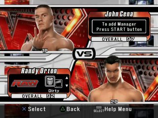 WWE SmackDown vs. Raw 2008 online multiplayer - ps2