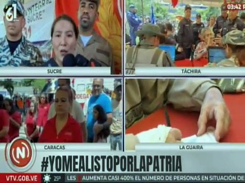 Gobernadora Jhoanna Carrillo invita a la población venezolana a participar en el alistamiento nacional