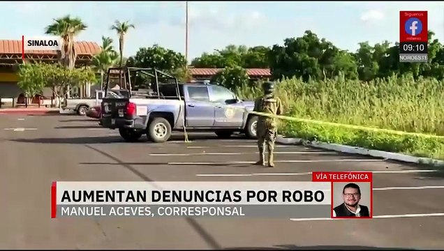 Aumentan las denuncias por robo de vehículos y privaciones de la libertad en Sinaloa