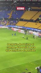 ¡SE VA A JUGAR! 🔥Después de revisar el campo, dan la señal de que se puede jugar el Duelo de Estrellas