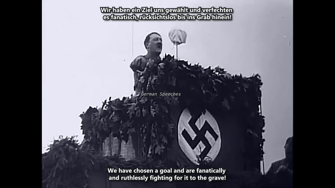 Adolf Hitler – Election campaign speech in Eberswalde, July 27, 1932 (English subtitles)
