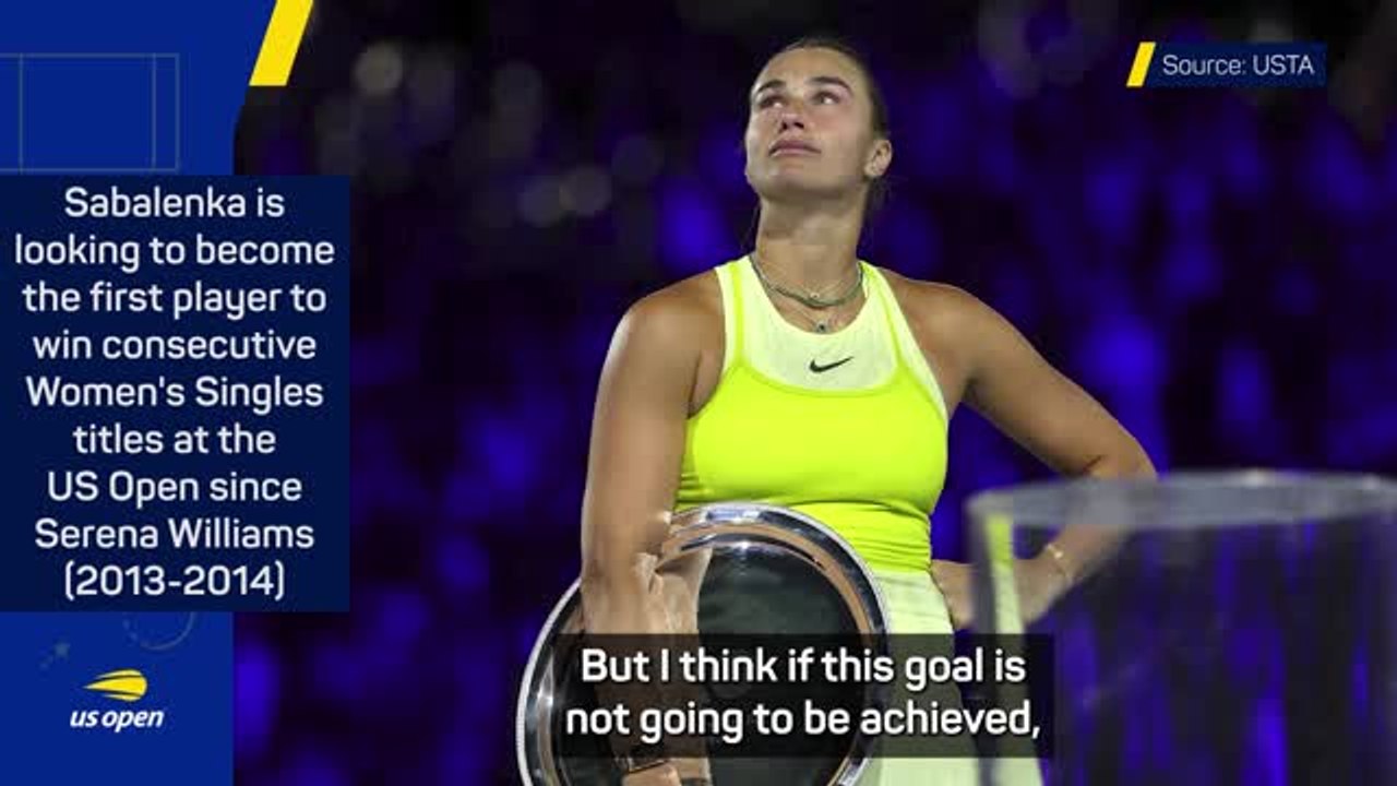 Sabalenka will learn 'tough lessons' if no Grand Slam is won this year