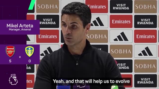 Arteta lauds Gyokeres' 'superpower' after brace in thumping win